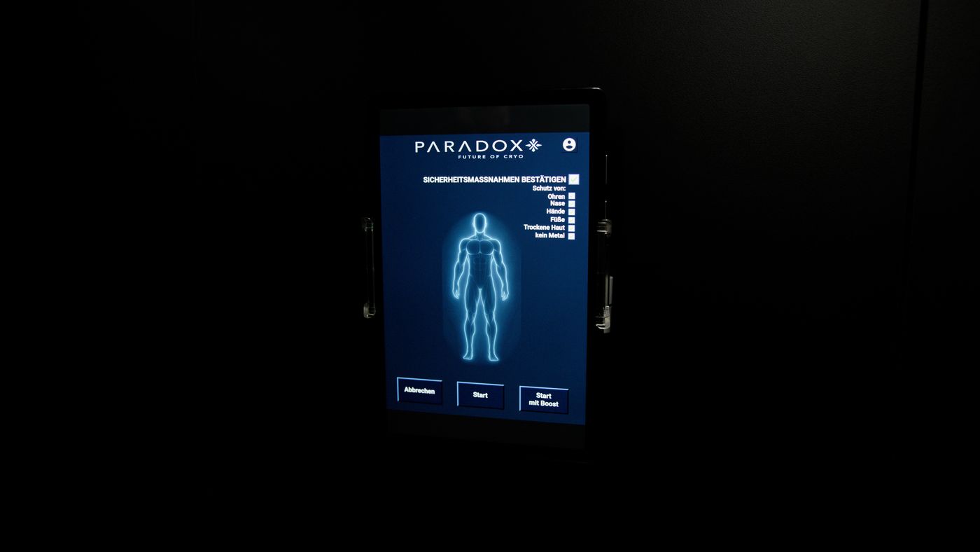 Paradox Cryotherapy Chamber detail